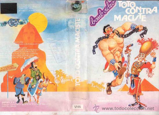 Cin&eacute;ma: VHS TOTO CONTRA MACISTE - SAMSON BURKE - PEPLUM