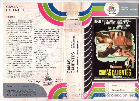 Cin&eacute;ma: CAMAS CALIENTES / LUIGI ZAMPA / SACRISTAN /VHS