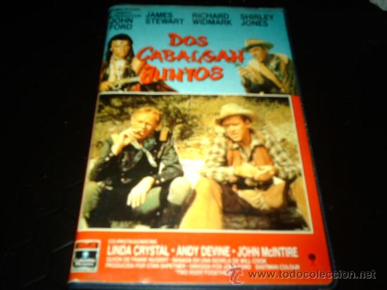 Cine: DOS CABALGAN JUNTOS VHS - JAMES STEWART