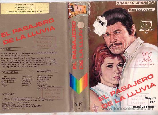 Cin&eacute;ma: EL PASAJERO DE LA LLUVIA / 1 EDICION VHS