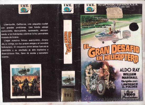 Cin&eacute;ma: EL GRAN DESAFIO EN HELICOPTERO/VHS ALDO RAY