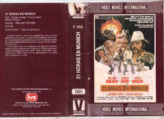 Cin&eacute;ma: 21 HORAS EN MUNICH - FRANCO NERO.VHS