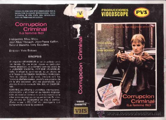 Cin&eacute;ma: CORRUPCION CRIMINAL / 1 EDICION VHS /YVES BOISSET VHS