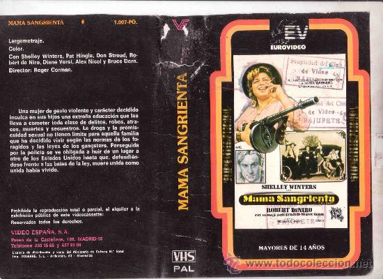 Cine: MAMA SANGRIENTA / VHS ROBERT DE NIRO - Foto 1