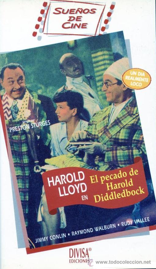 Cine: VHS.EL PECADO DE HAROLD DIDDLEDBOCK (Harold Lloyd). - Foto 1