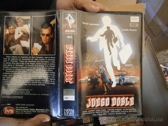 Cinema: VHS JUEGO DOBLE - DAVID JAMSSEN - LINDA EVANS