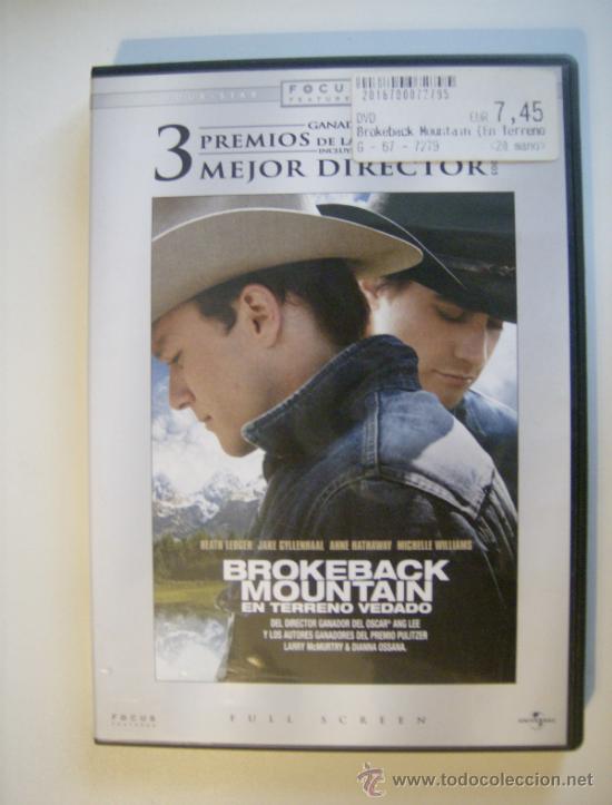 Cine: BROKEBACK MOUNTAIN. UNIVERSAL, 2006. DVD.