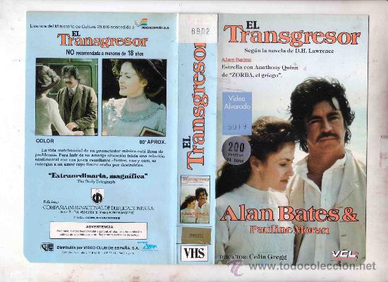 Cine: EL TRANSGRESOR - ALAN BATES - PAULINE MORAN-VHS - Foto 1