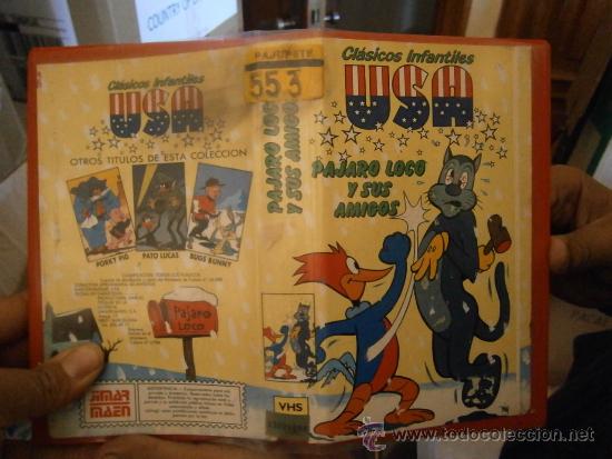 Cinema: PAJARO LOCO Y SUS AMIGOS--vhs--venta minima 10 EUROS--