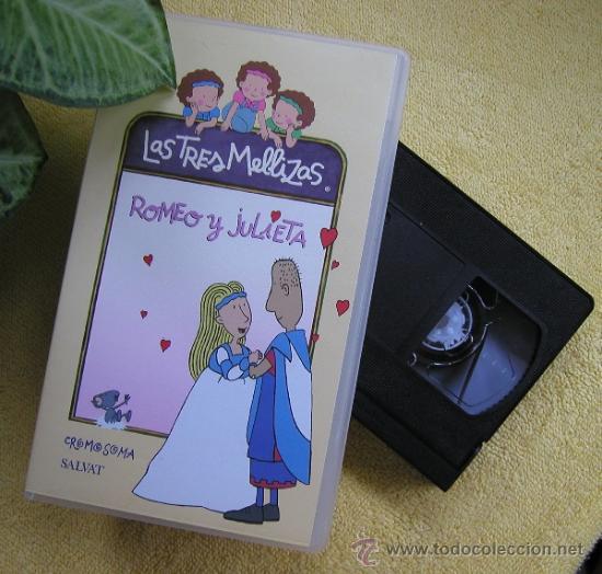 Cine: VHS LAS TRES MELLIZAS ROMEO Y JULIETA N&ordm; 1 SALVAT CROMOSOMA 1999