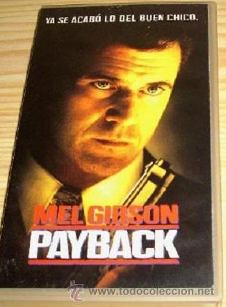 Cine: Payback, con Mel Gibson. VHS original. - Foto 1