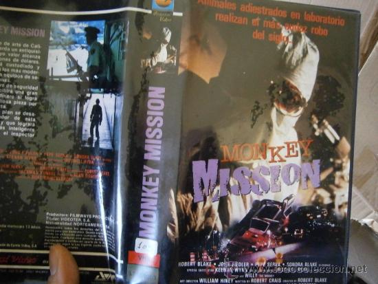Cine: VHS MONKEY MISSION - ROBERT BLAKE - Foto 1