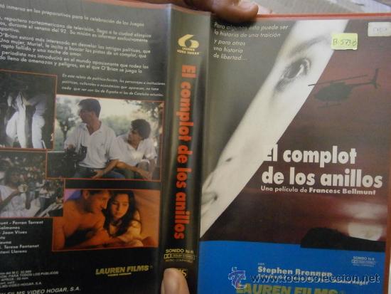 Cinema: EL COMPLOT DE LOS ANILLOS-VHS