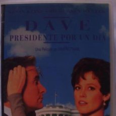 Cine: 'DAVE, PRESIDENTE POR UN DÍA', CON KEVIN KLINE. VHS ORIGINAL.. Lote 31610391