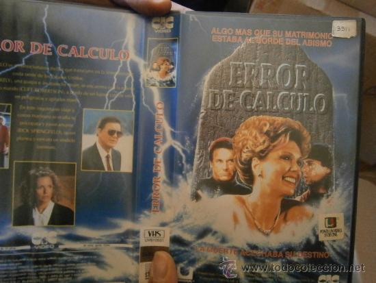 Cine: ERROR DE CALCULO.VHS - Foto 1