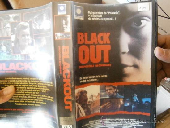 Cin&eacute;ma: BLACK OUT IMPOSIBLE RECORDAR .VHS