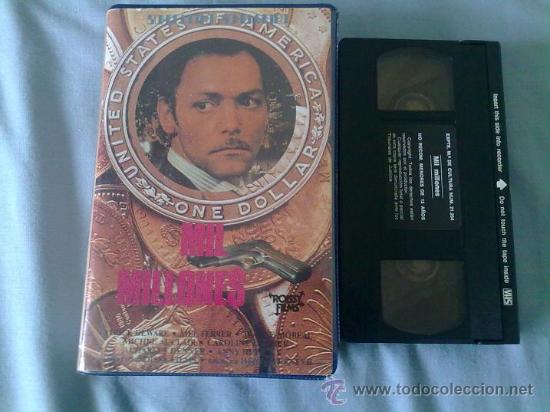 Cine: vhs MIL MILLONES PATRICK DEWARE MEL FERRER