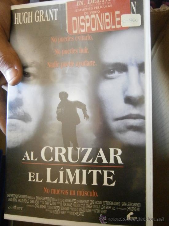 Cine: AL CRUZAR EL LIMITE.VHS