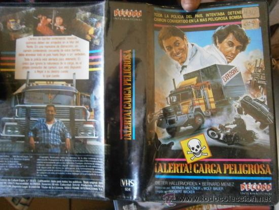 Cin&eacute;ma: ALERTA CARGA PELIGROSA-VHS
