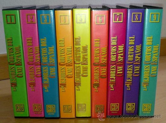 Cine: Los mejores cortos del cine espa&ntilde;ol (Completa en 9 cintas VHS) 4 cortos por cinta. Rareza!!