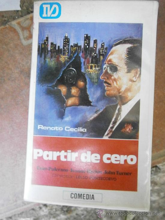 Cine: PARTIR DE CERO-LELLO PONTECORVO-VHS