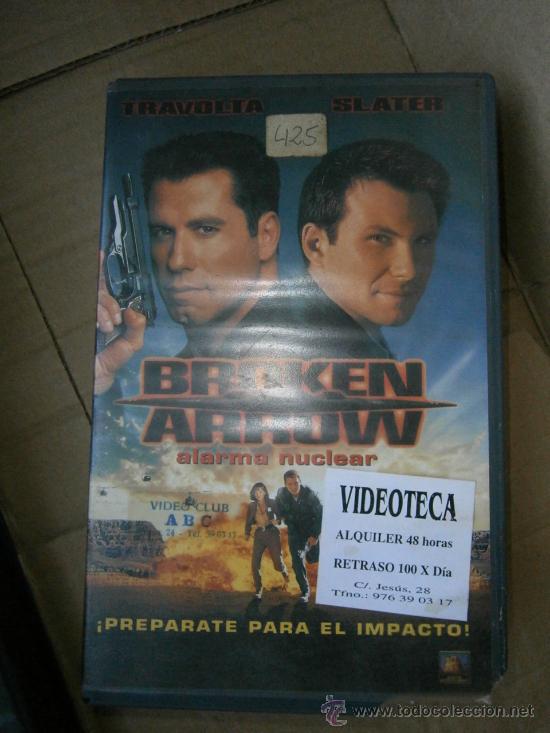 Cine: BROKEN ARROW--VHS COMPRA MINIMA 10&euro;U---- - Foto 1