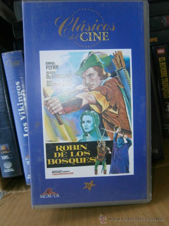 Cin&eacute;ma: ROBIN DE LOS BOSQUES--CINE CLASICO-VHS-COMPRA MINIMA 10&euro; EU