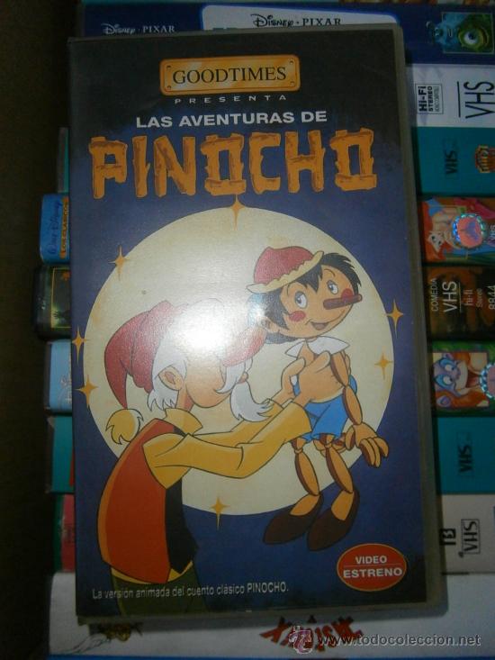 Cine: LAS AVENTURAS DE PINOCHO-VHS &uacute;nica edici&oacute;n rrareza