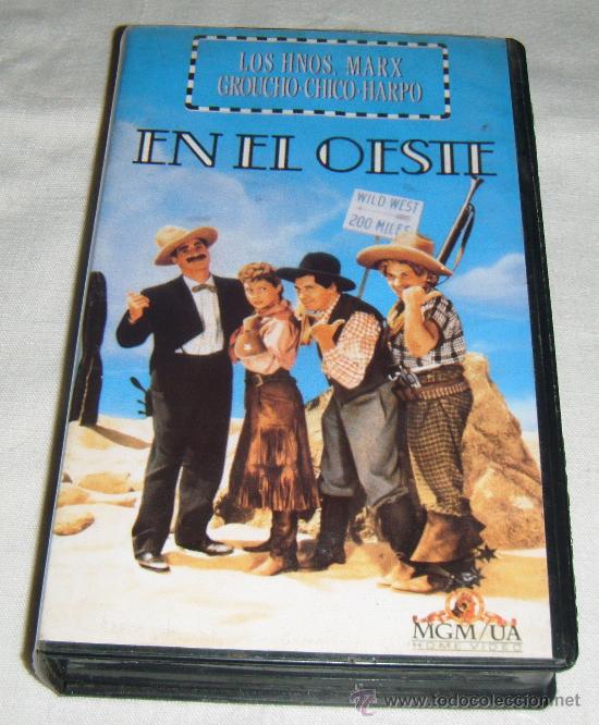 Cine: VHS Los hermanos Marx en el Oeste (Groucho-Chico-Harpo)