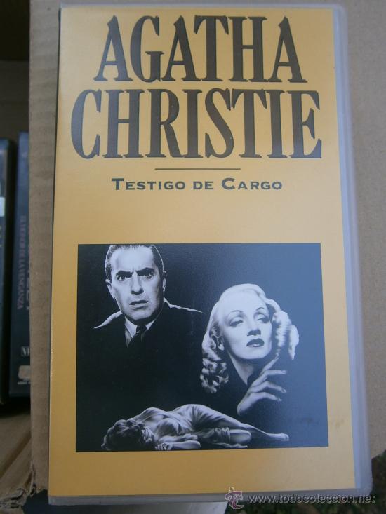 Cine: AGATHA CHRISTIE-TESTIGO DE CARGO.VHS