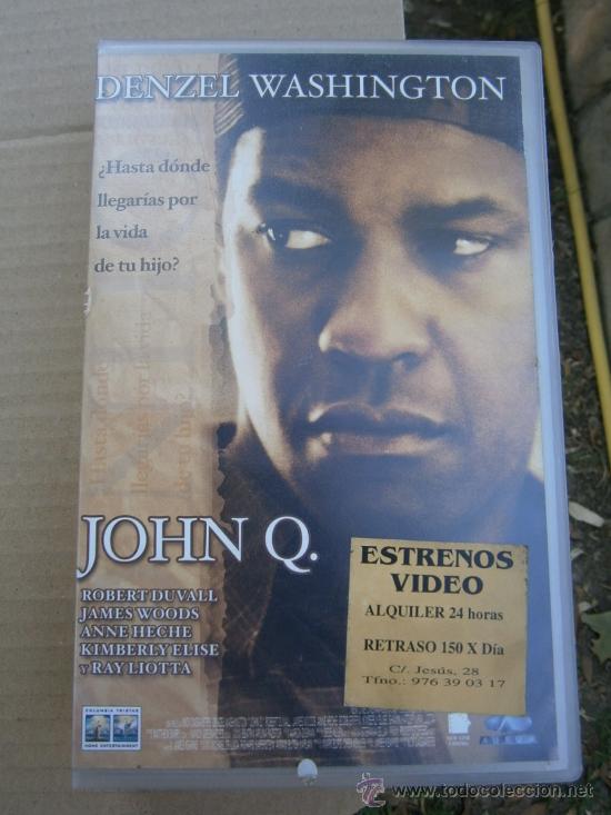 Cin&eacute;ma: JOHN Q-VHS -COMPRA MINIMA 10&euro; EU-