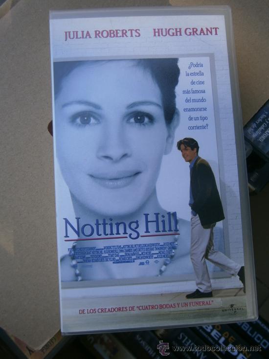 Cin&eacute;ma: NOTTING HILL-VHS-COMPRA MINIMA 10&euro; EU--