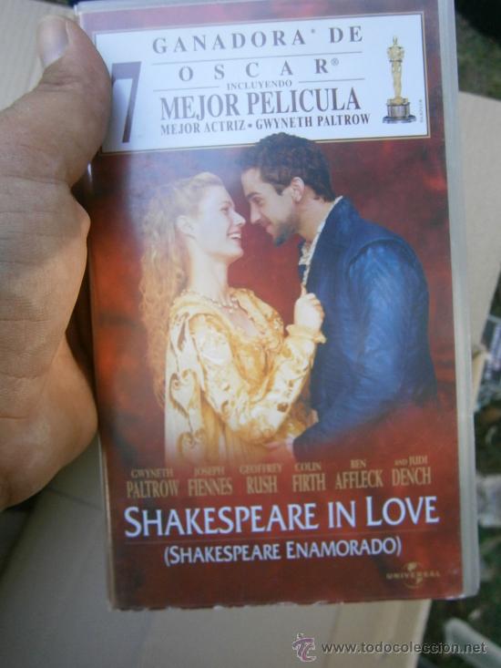Cine: SHAKESPEARE ENAMORADO-VHS -COMPRA MINIMA 10&euro;EU-