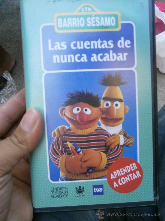 Cine: BARRIO SESAMO-vhs--compra minima 10 eu--