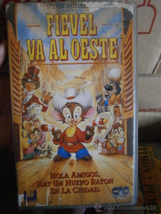 Cinema: FIEVEL VA AL OESTE-VHS-COMPRA MINIMA 10 EU--