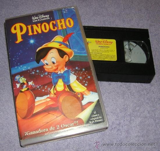 Cine: VHS ORIGINAL PINOCHO WALT DISNEY COLECCI&Oacute;N LOS CL&Aacute;SICOS A&Ntilde;O 1994