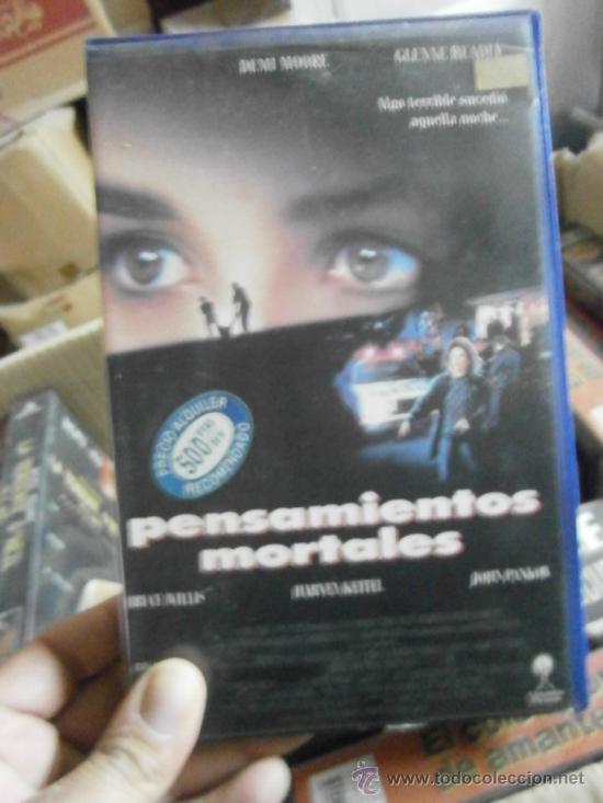 Cinema: PENSAMIENTOS MORTALES-VHS-COMPRA MINIMA 10&euro; EU--