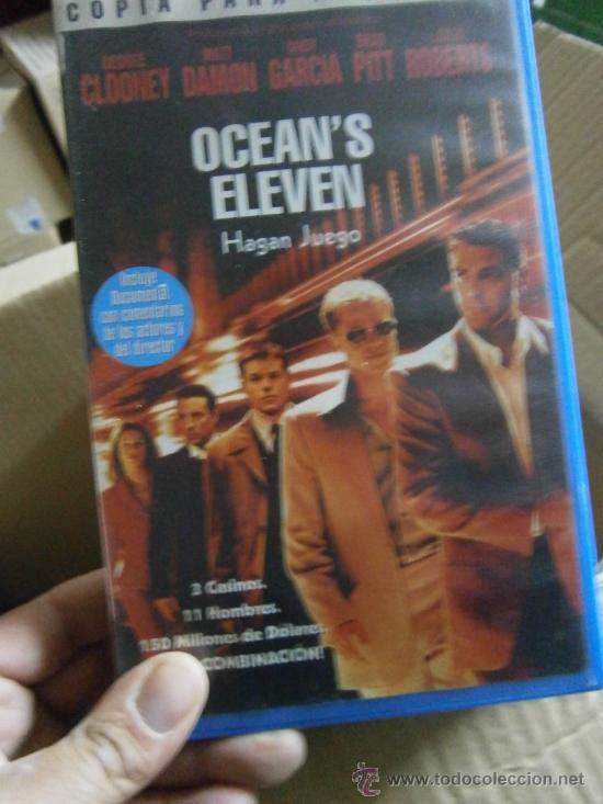 Cinema: OCEAN,S ELEVEN--VENTA MINIMA 10&euro;EU--VHS