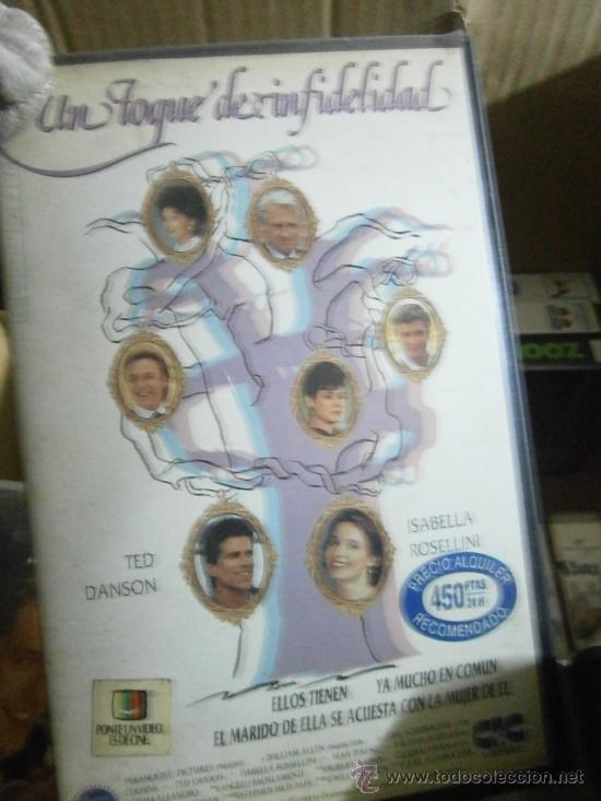Cinema: UN TOQUE DE INFIDELIDAD-VHS-COMPRA MINIMA 10&euro;EU--