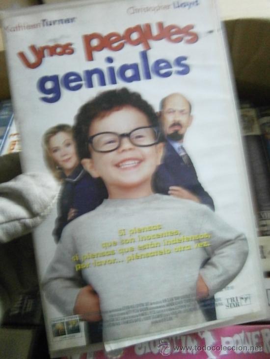Cine: UNOS PEQUES GENIALES--VHS COMPRA MINIMA 10&euro; EU----