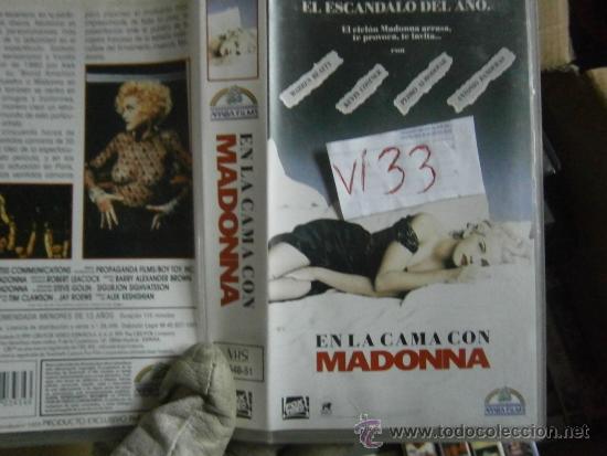 Cine: EN LA CAMA CON MADONNA-VHS