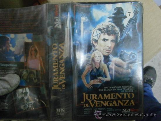 Cine: JURAMENTO DE VENGANZA-VHS-COMPRA MINIMA EU