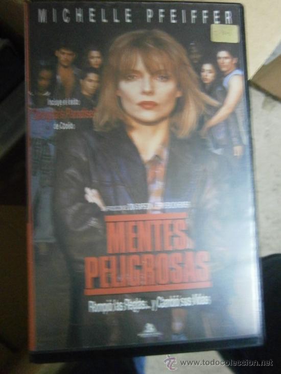 Cinema: MENTES PELIGROSAS-VHS-COMPRA MINIMA 10&euro; EU