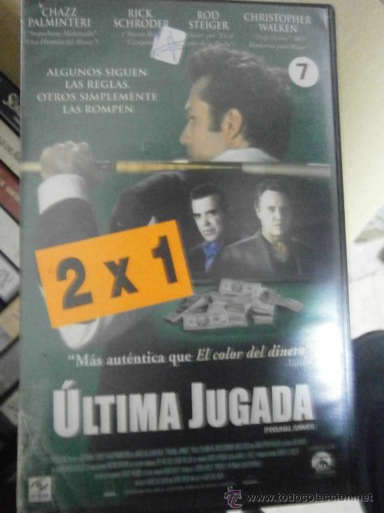 Cine: ULTIMA JUGADA-VHS-COMPRA MINIMA 10&euro; EU