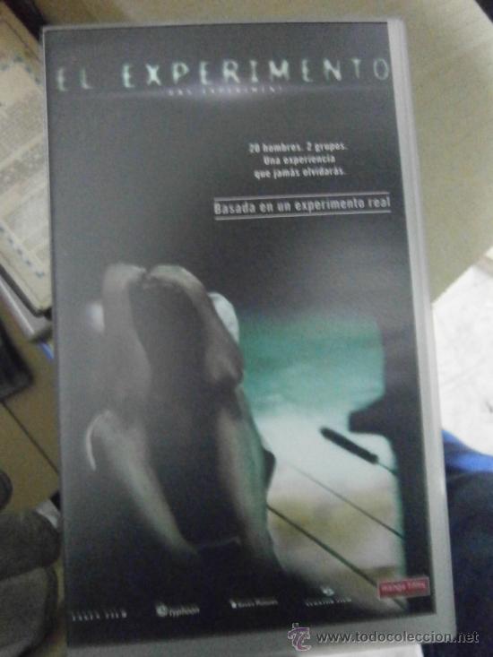 Cine: EL EXPERIMENTO-VHS-COMPRA MINIMA 10&euro;EU