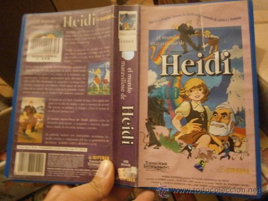 Cine: EL MUNDO MARAVILLOSO HEIDI-VHS