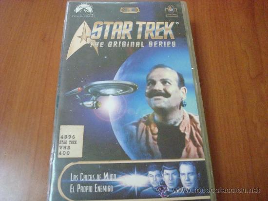 Cine: STAR TREK THE ORIGINAL SERIES. LAS CHICAS DE MUNN. EL PROPIO ENEMIGO. VHS  486