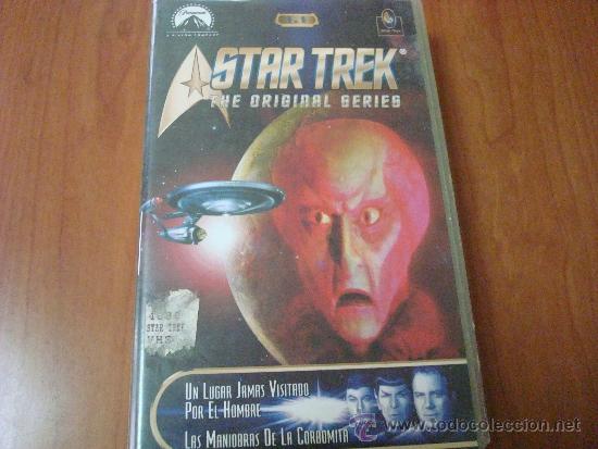 Cine: STAR TREK THE ORIGINAL SERIES. UN LUGAR JAMAS VISITADO POR EL HOMBRE. LAS MANIOBRAS... VHS  487