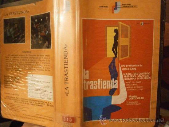 Cinema: LA TRASTIENDA.CANTUDO-VHS