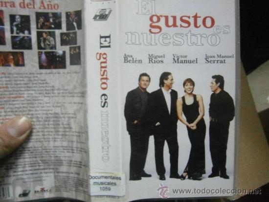 Kino: EL GUSTO ES NUESTRO -VHS-venta minima 10 euros